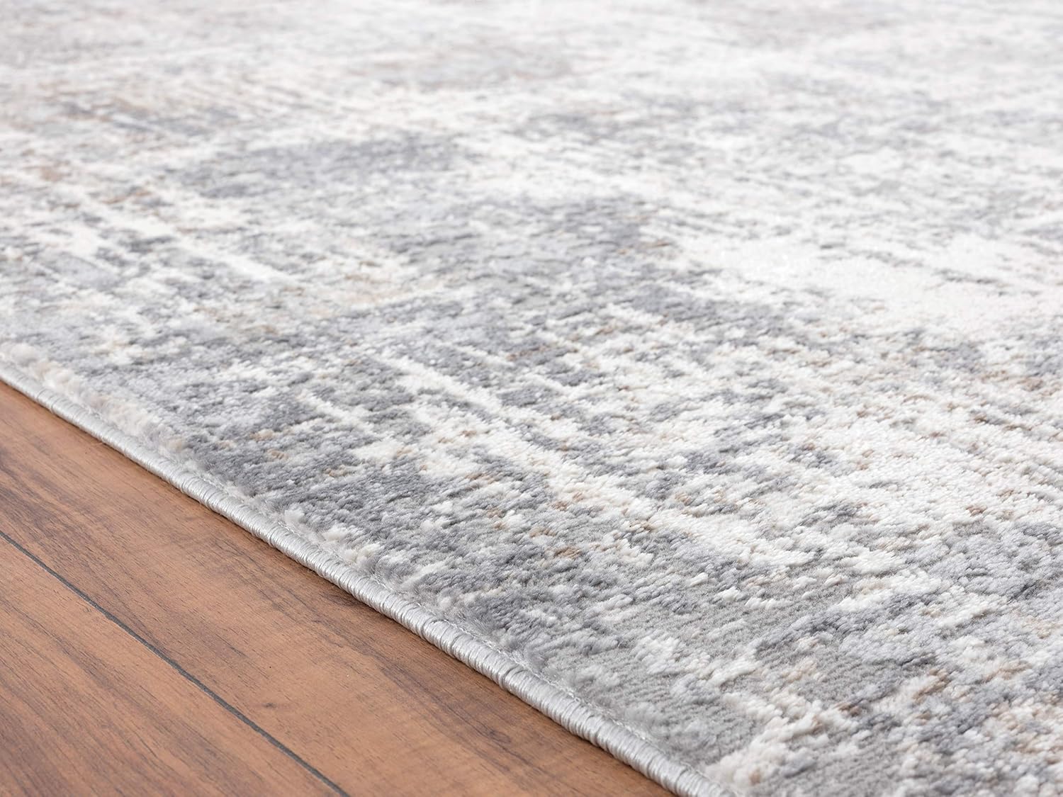 United Weavers Austin Elegance Grey Indoor Accent Rug – 5 ft. 3 in. x 7 ft. 2 in., Grey Modern Rug for Interiors. Rugs & Carpets