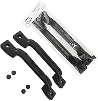 Vista 2 de Camp 'N manija de plástico de repuesto para todas las condiciones meteorológicas, para auto, remolque, camper, home, remolque de carga, Negro