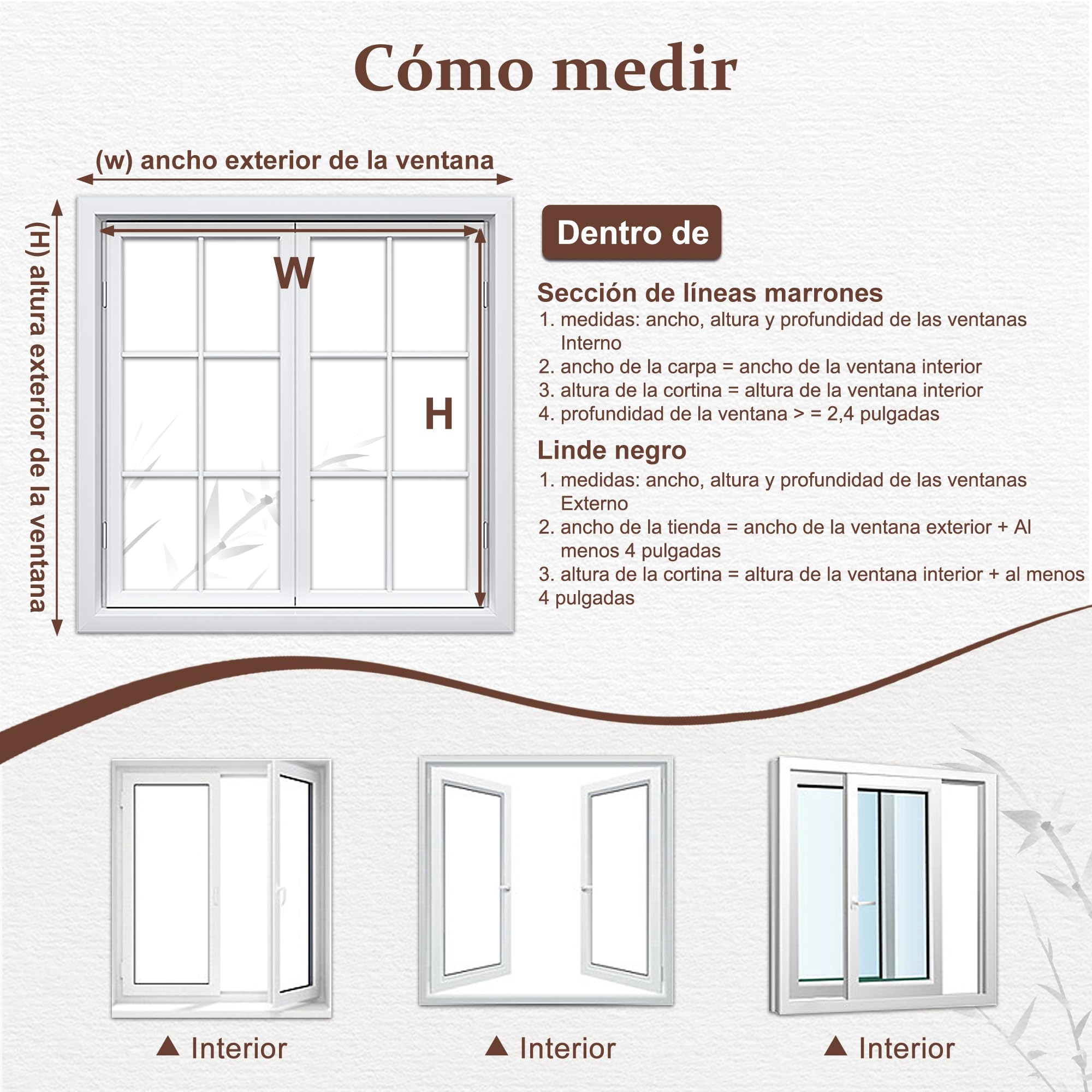 Estor de Bambú Enrollable para Interiores, Cortina Persiana de Madera, Protección Solar y Privacidad, para Ventana y Puerta 80x160 cm