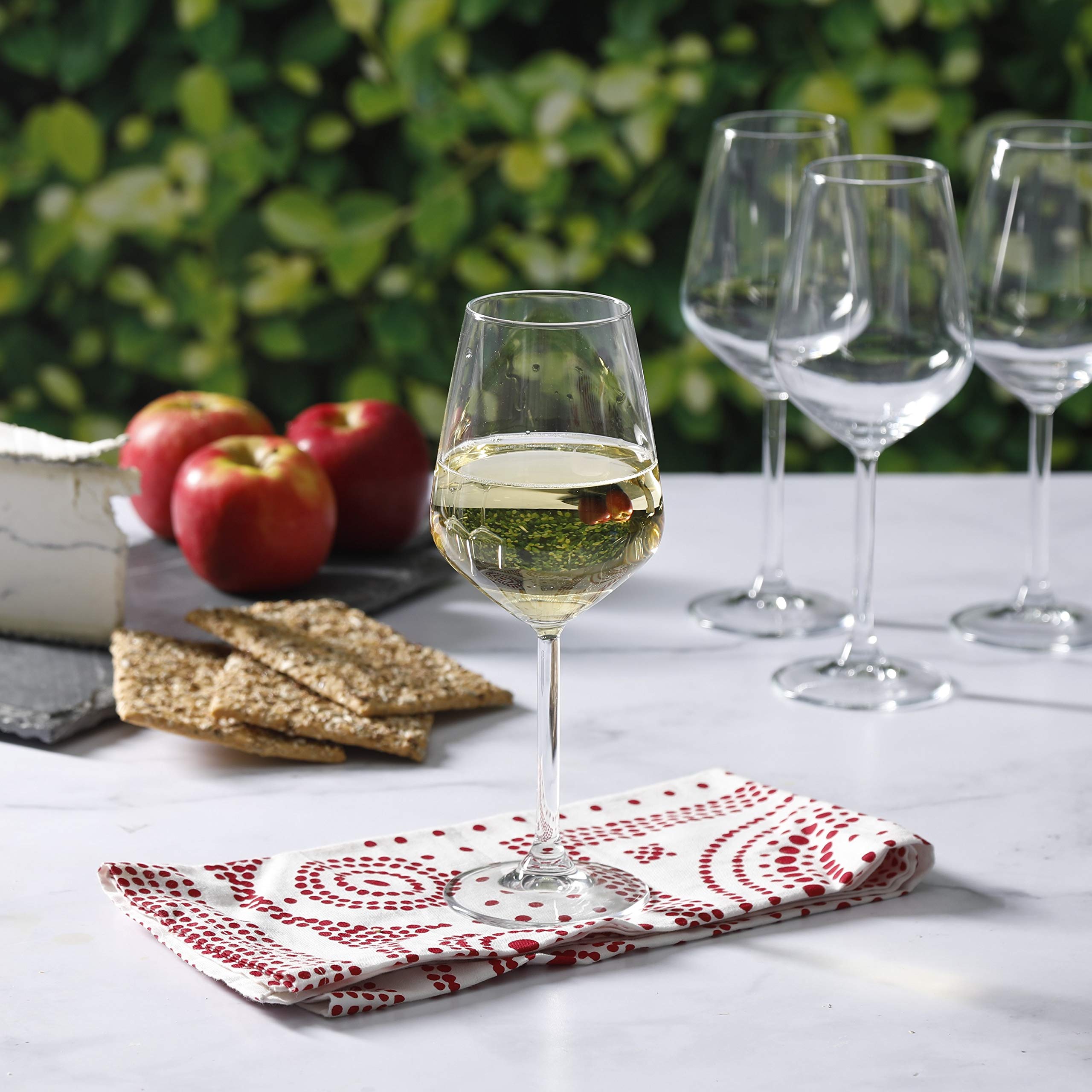 Pasabahce Allegra Red Wine Glasses -Set of 6 (350 ml), Made in Europe 3