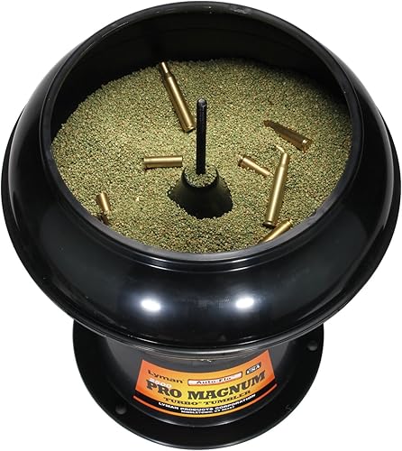 Miniatura 5 de Lyman Kit de limpieza de cajas con vaso 1200 Pro y 2 libras de medios de mazorca de maíz, negro, naranja (7631686)