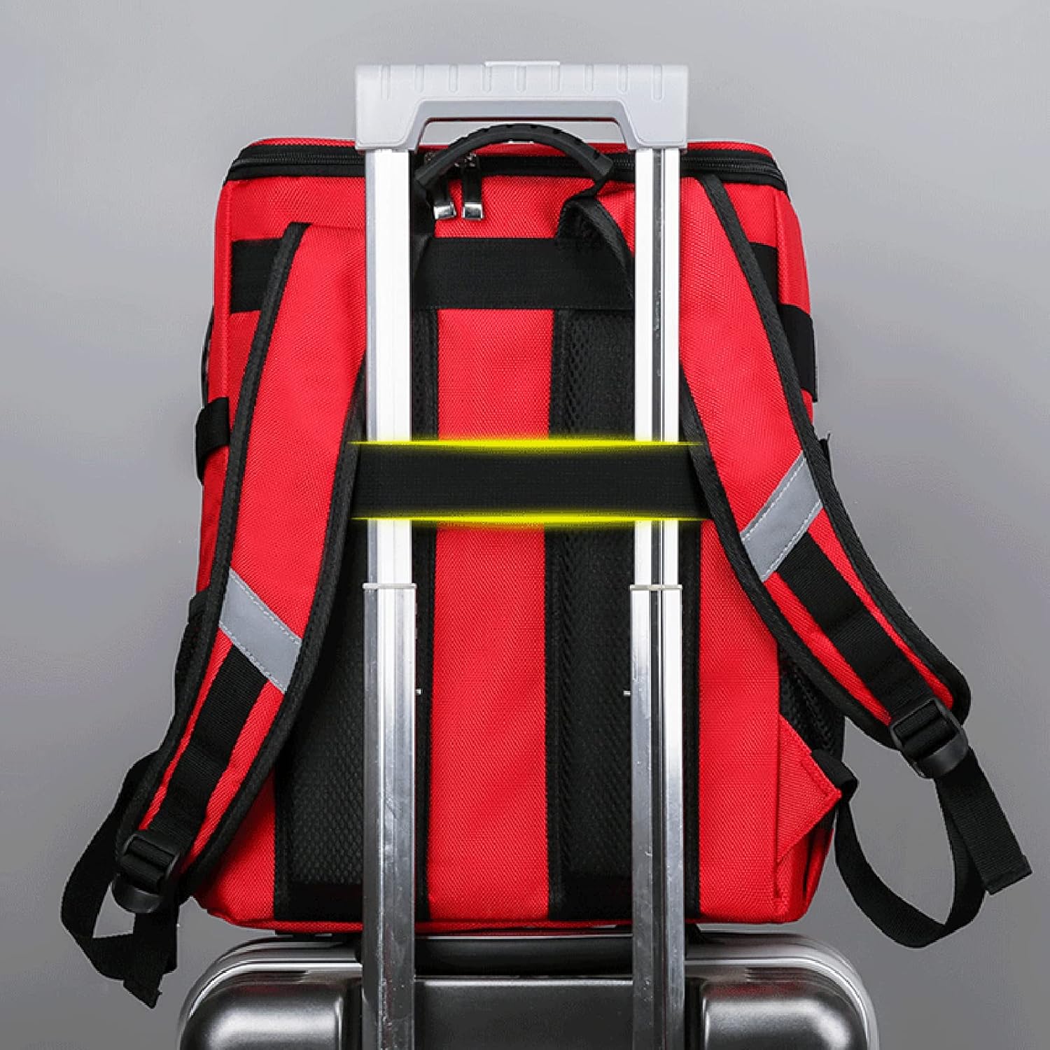 First Aid Backpack Emergency Empty Responder Bag, Trauma with Detachable Dividers for EMT, Nurses, Tactical Medics, Home Care