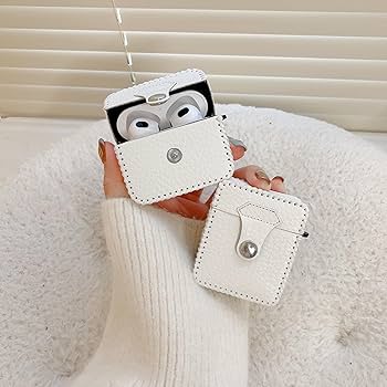 AirPods(第3世代)本体 ホワイト レザーケースおまけ付き Amazon | エアーポッズ プロ 第3世代 PUレザー ケース AirPods