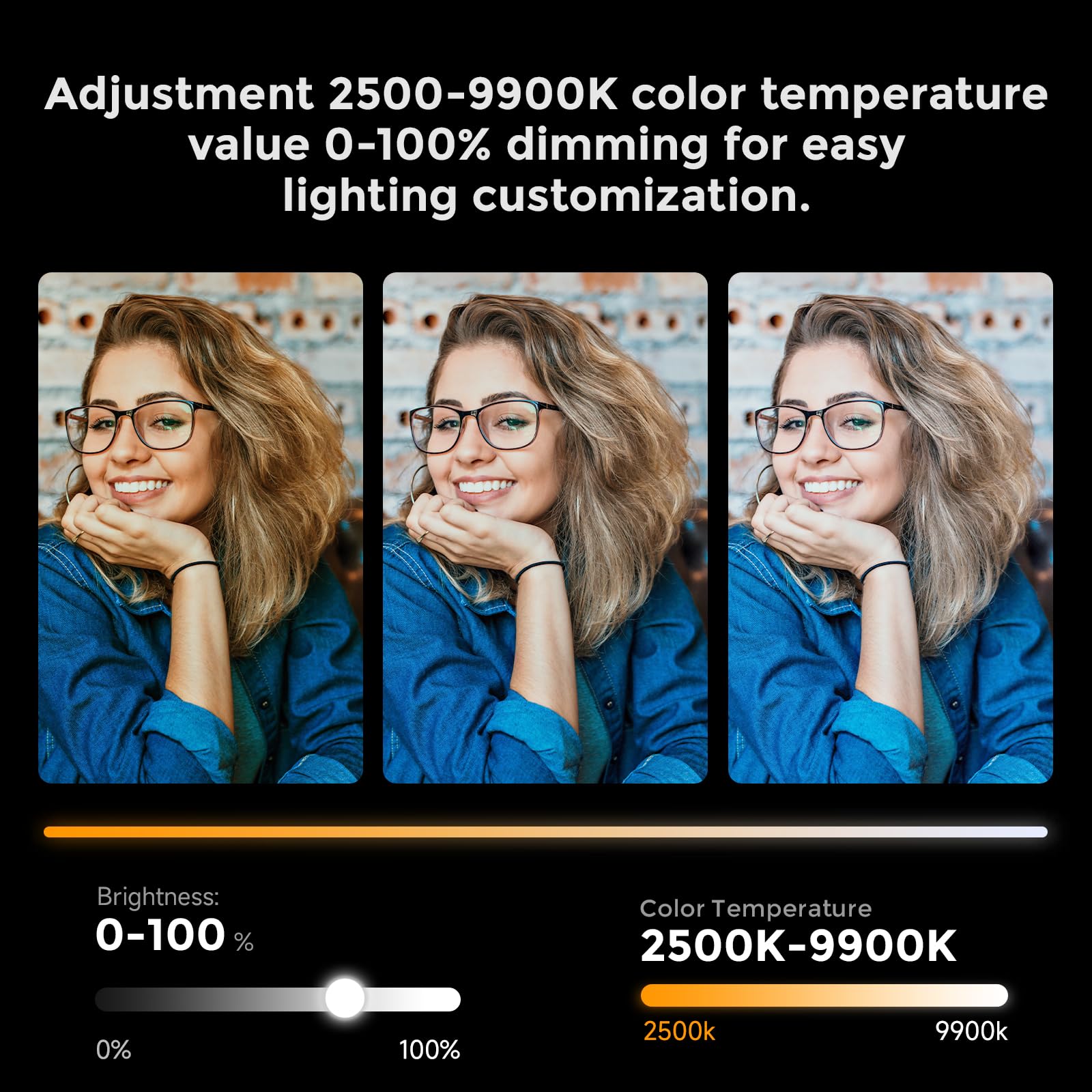PHOTOOLEX Tubo de Luz Portátil RGB, Luz de Relleno Fotografía CRI96 | CCT 2500K-9900K, Color Completo 360°, Batería 5200mAh, 21 Escenas Lumínicas, Magnético para Vlog, Estudio y Retratos