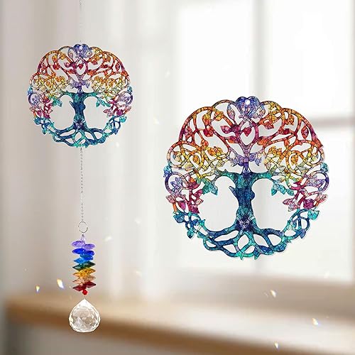 Miniatura 27 de Atrapasoles de adorno de 2 capas – Ojo malvado azul – Regalos de protección de buena suerte – Amuleto protector de cumpleaños para mujeres y hombres