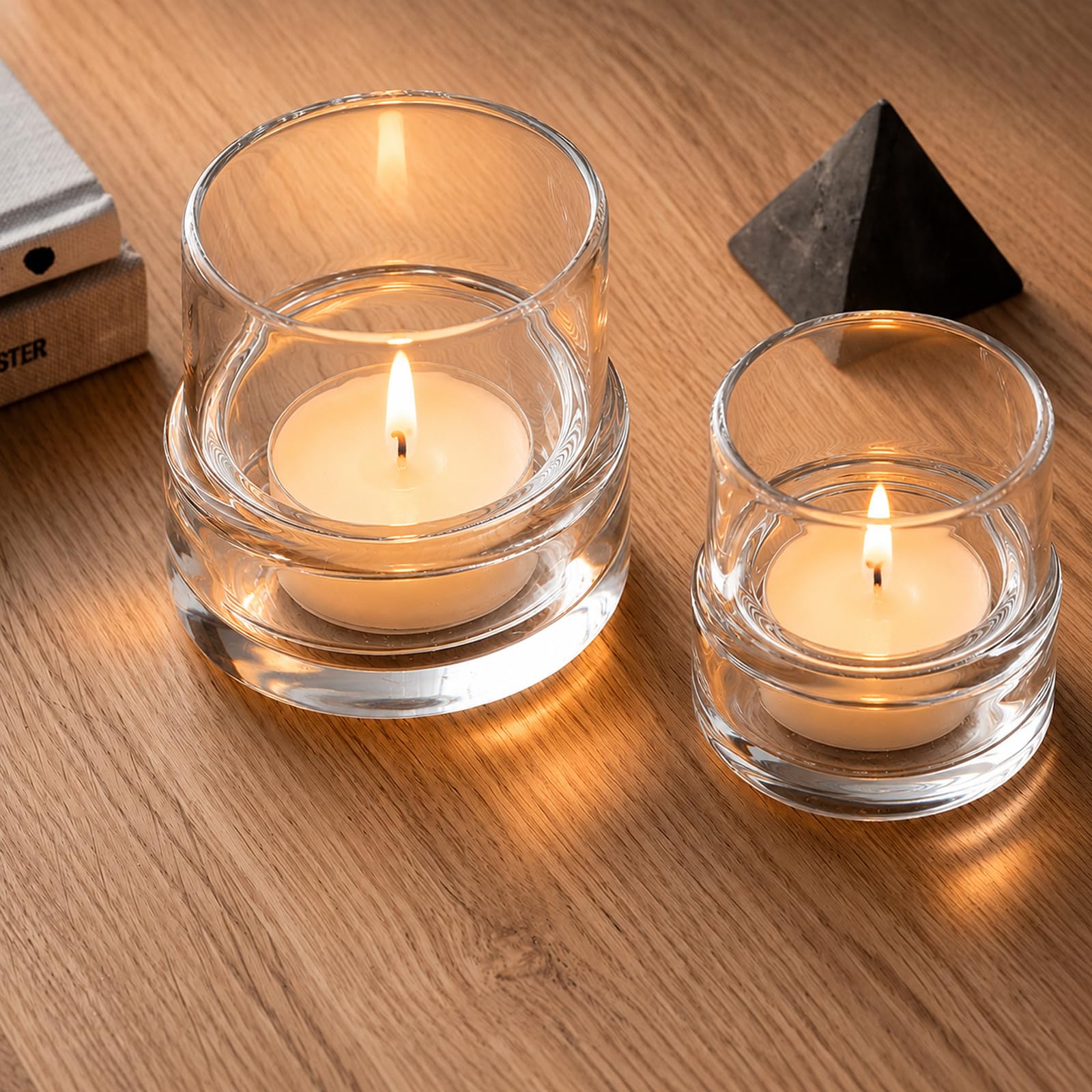 Velas perfumadas de vainilla, 24 unidades, color blanco marfil, sin humo, para relajar spa, yoga y ambiente de dormitorio