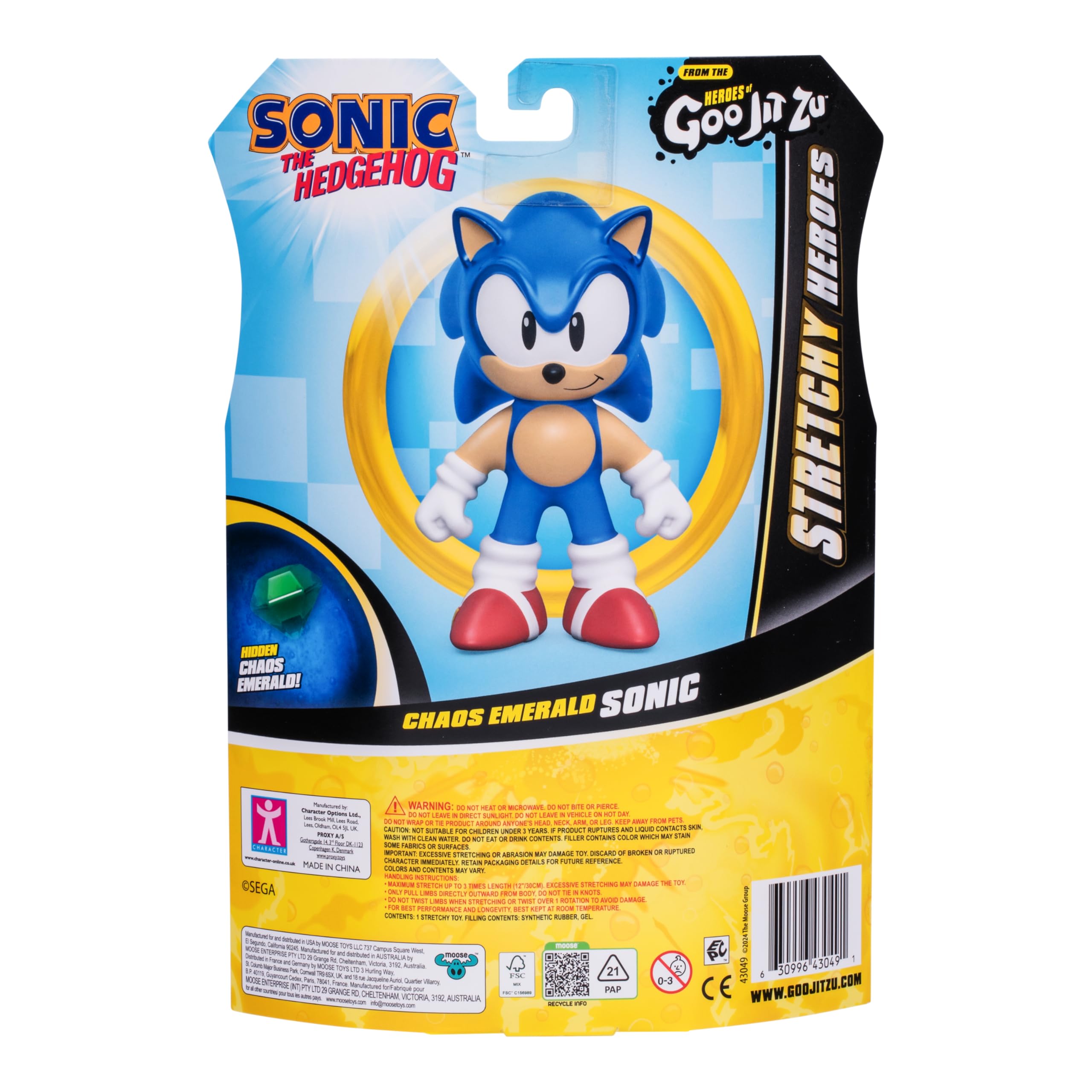 Heroes of Goo Jit Zu Super Sonic S2 Hero Pack Elastic Goo Figure (HOGJZS23