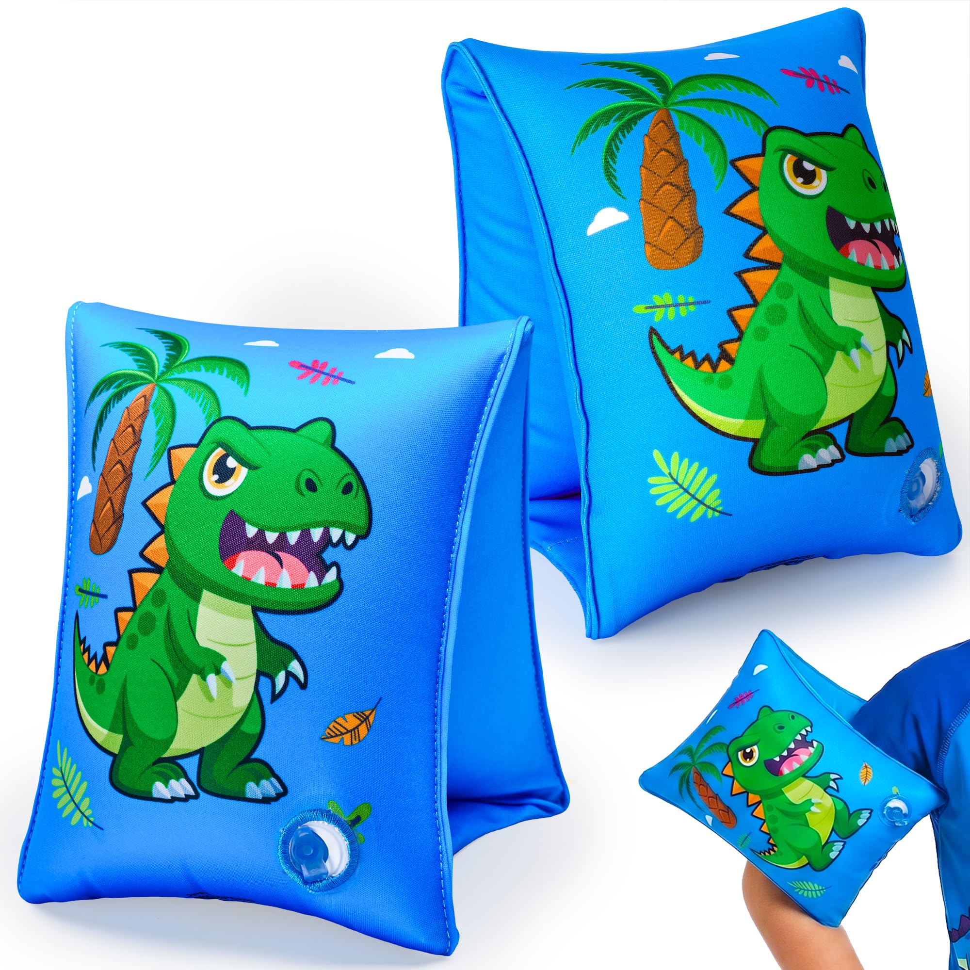 Arm Floaties for Kids, Soft Fabric-Covered Water Wings