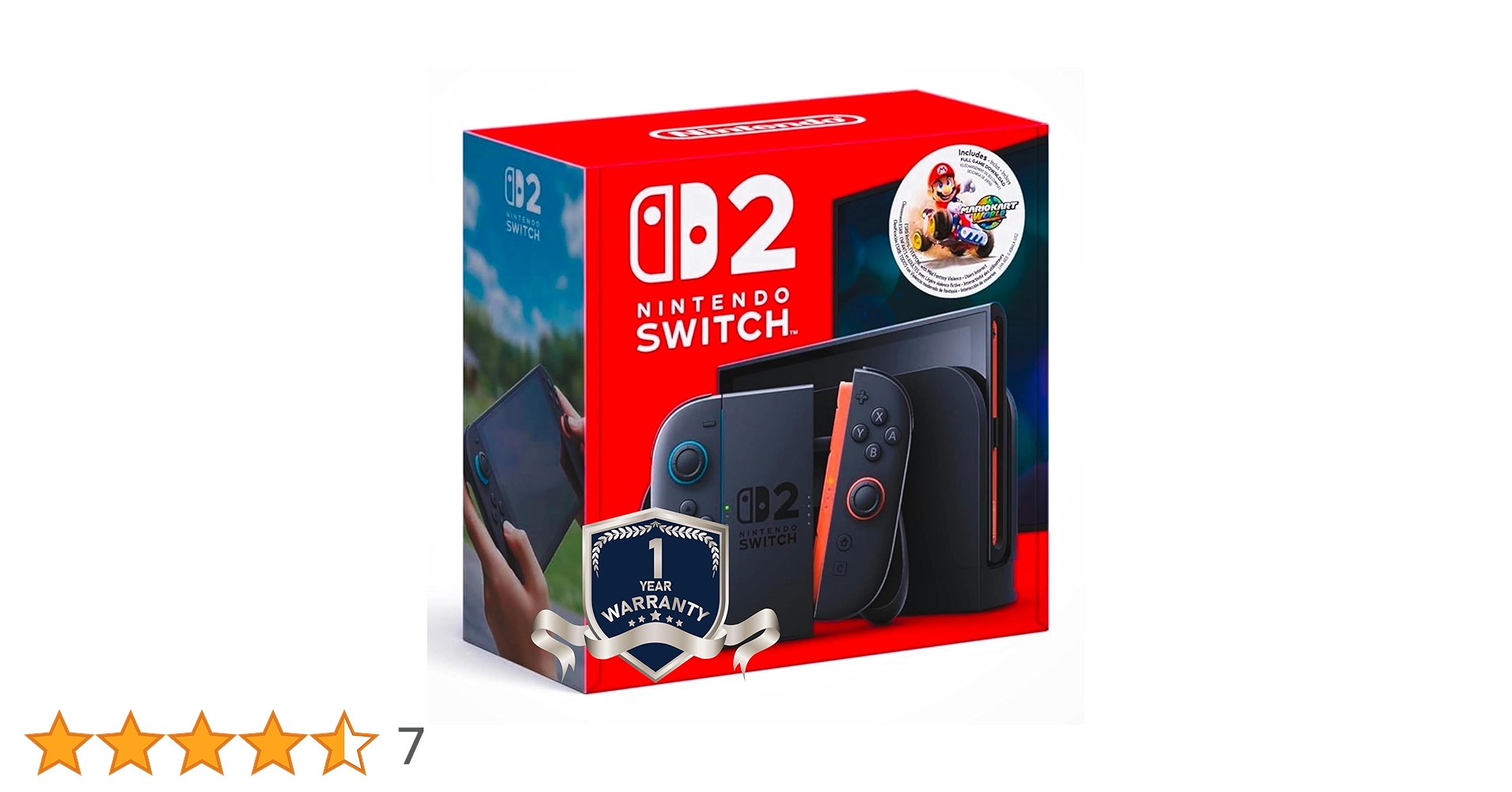 Nintendo Switch 2 (1 Year including Warranty Only purchased from