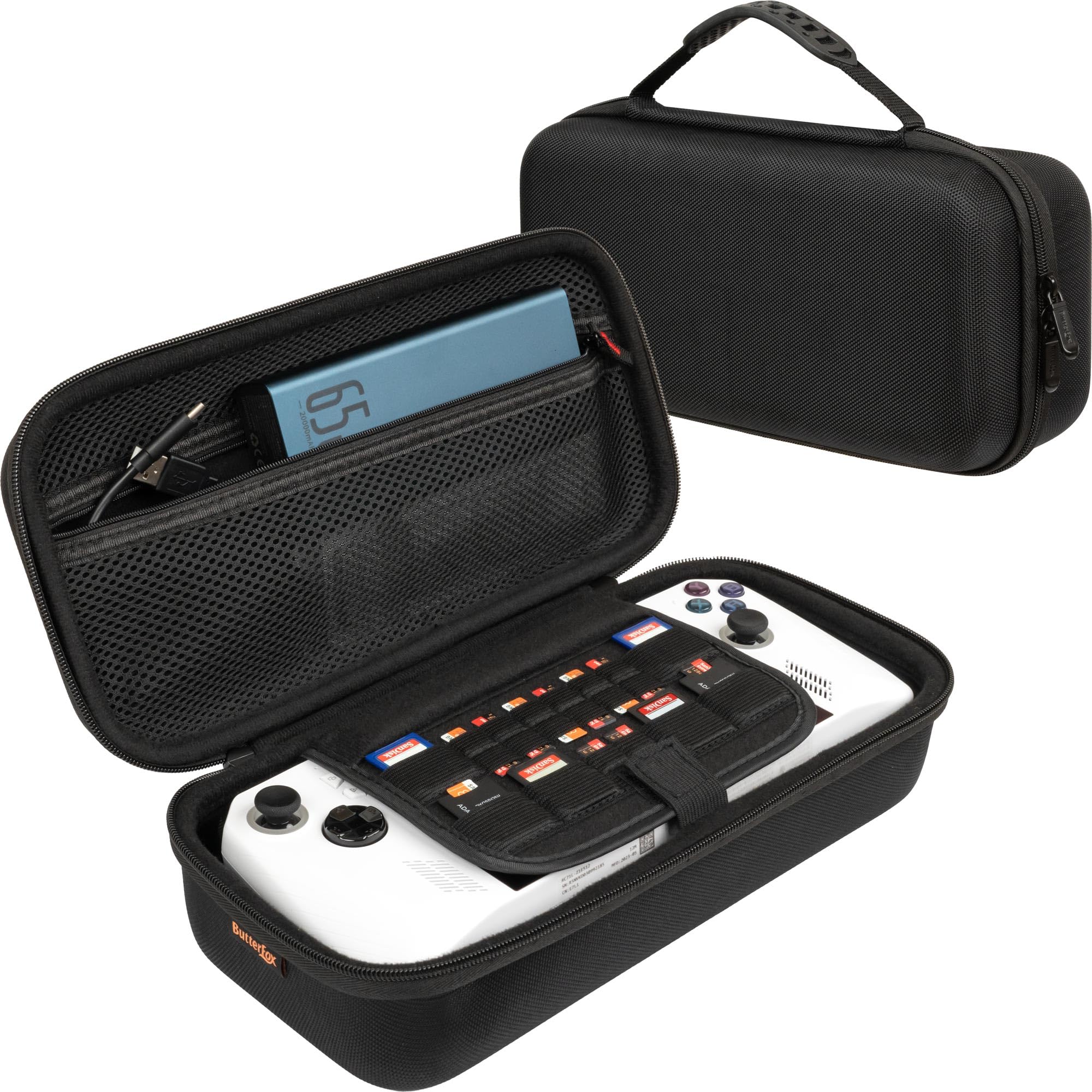 Sac de transport XL pour ASUS Rog Ally avec compartiment chargeur et accessoires