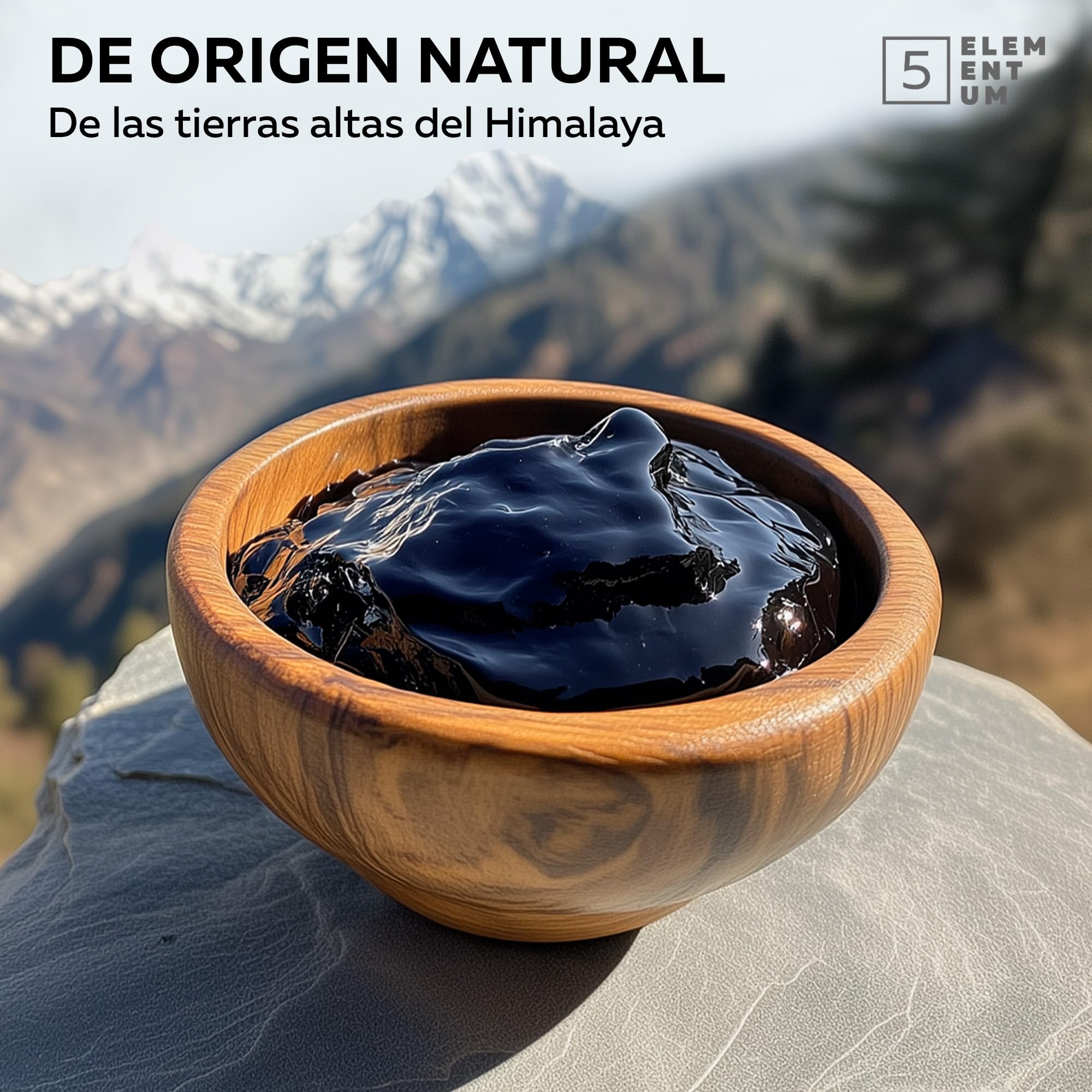 Shilajit Puro del Himalaya 82% Ácido Fúlvico – Alta Concentración – Resina Pura y Natural – 90 g (30 g x3) 180 Días – Recolectado a Mano – Cuchara Dosificadora 500mg – También llamado Himalayan Mumijo