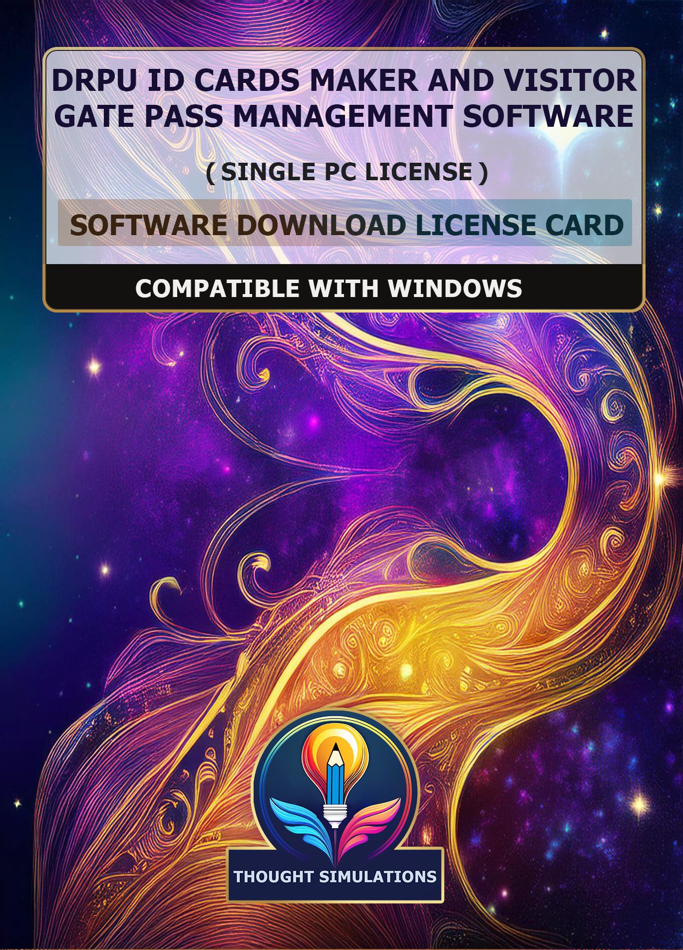 Thought Simulations DRPU ID Cards Maker and Visitor Gate Pass Management Software ( 1 PC LICENSE ), Software Download License Card, Compatible with Windows-picture-15