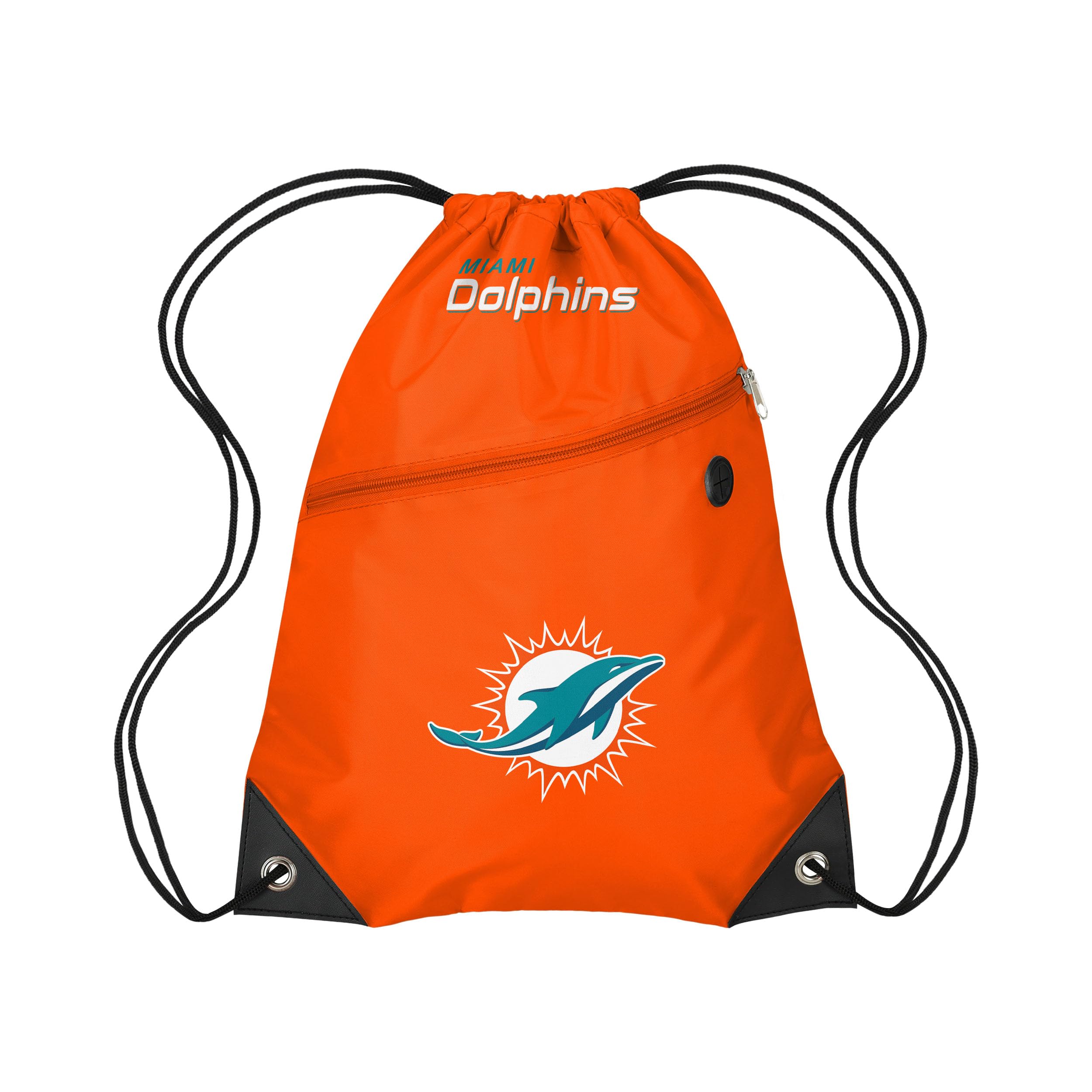 FOCO NFL Team Logo Pocket Drawstring Backpack