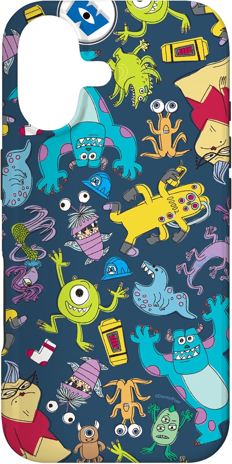 Disney Pixar Monsters Inc. Scare Crew Case for iPhone 17