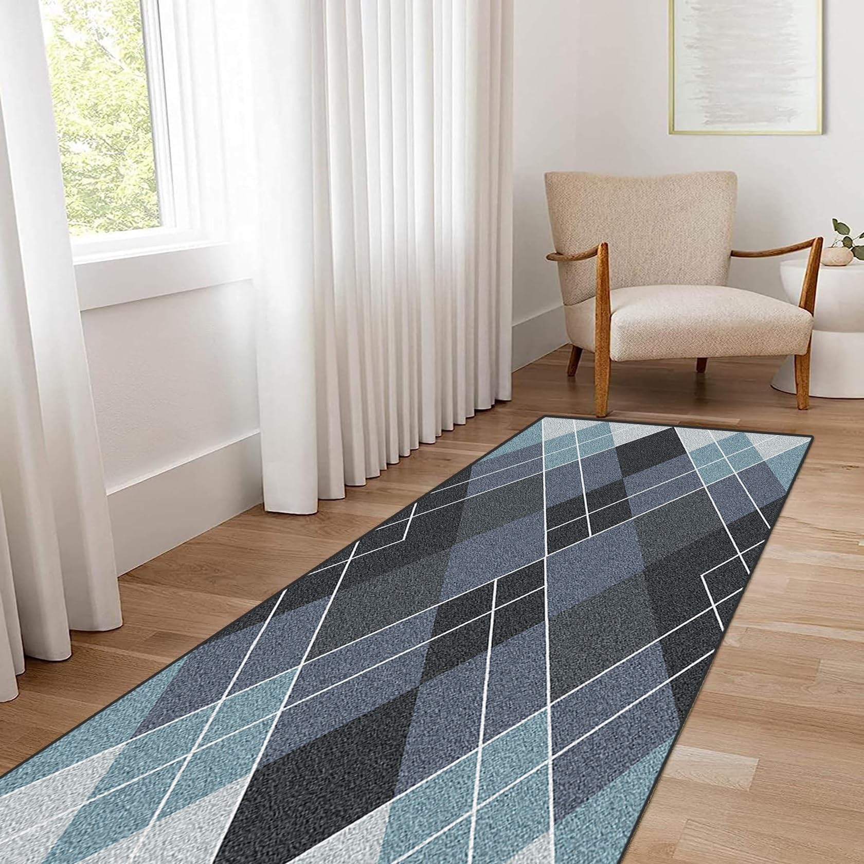 Alfombra de pasillo antideslizante 120x110 cm para solucionar resbalones en cocina