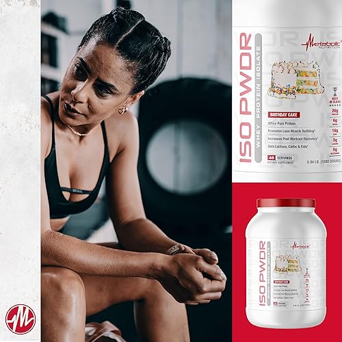 Miniatura 4 de Metabolic Nutrition Crema de plátano ISO PWDR, aislado de proteína de suero de leche, 3.04 libras, 23 porciones, 0.86 onzas de proteína, digestión