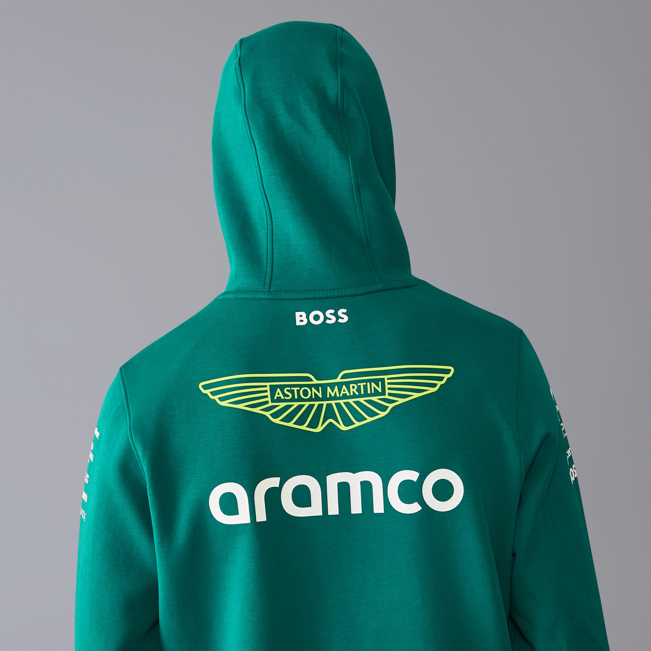 Aston Martin F1 Sudadera con Capucha 2024 - Hombre - Verde - Talla: XXL