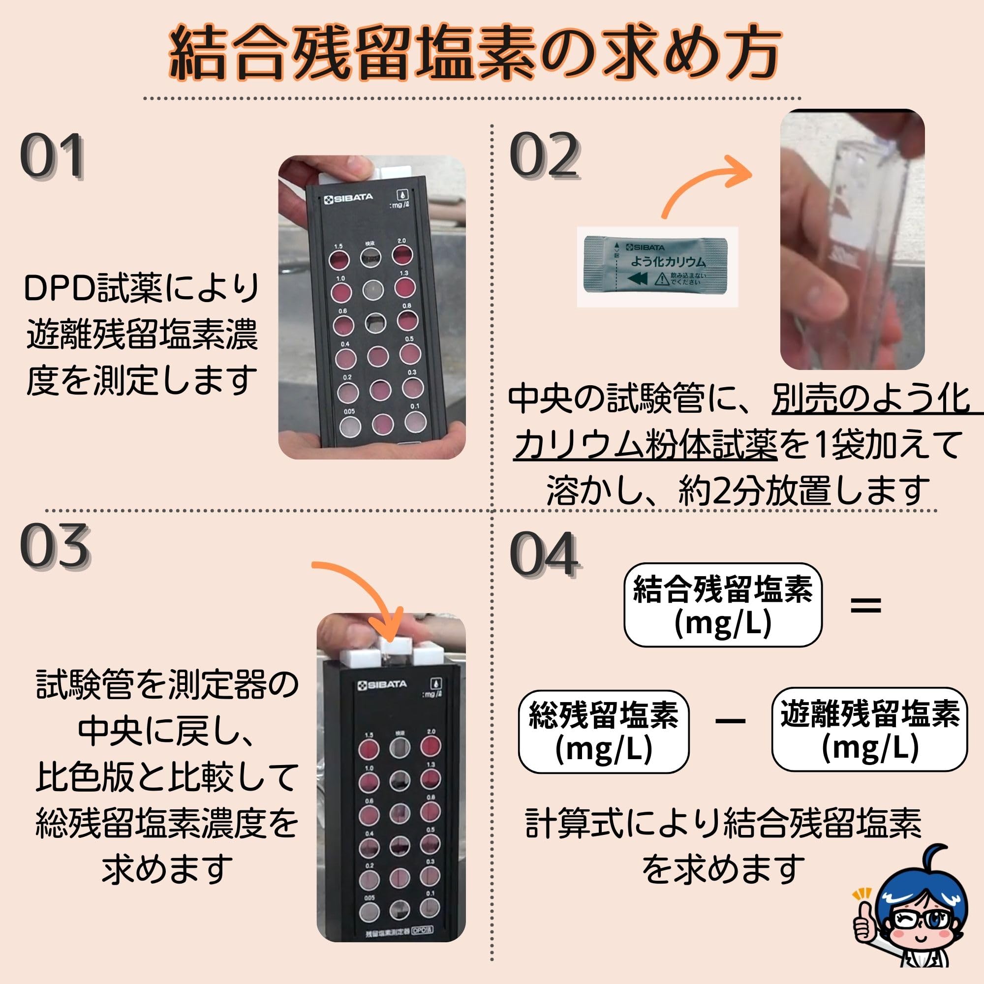 Amazon | 柴田科学 残留塩素測定器 DPD法 試薬無 (080540-520) | pH計