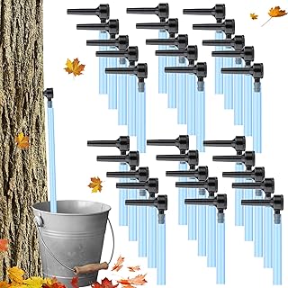Sponsored Ad - Maple Syrup Tapping Kit, Upgrade Maple Taps Set Include (30) Maple Syrup Taps, 66 -Ft Food Grade Maple Syru...