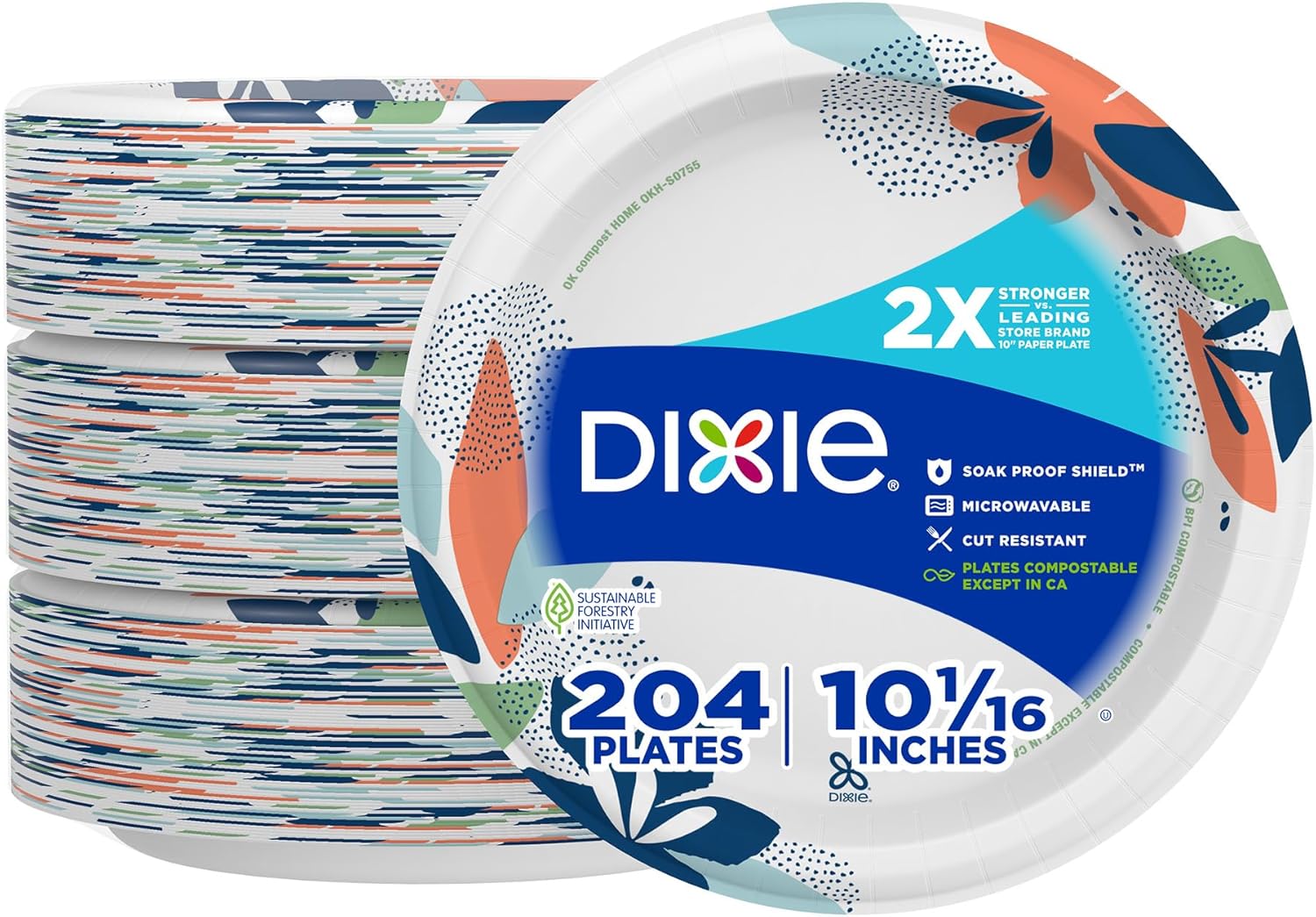 Dixie Large Paper Plates
