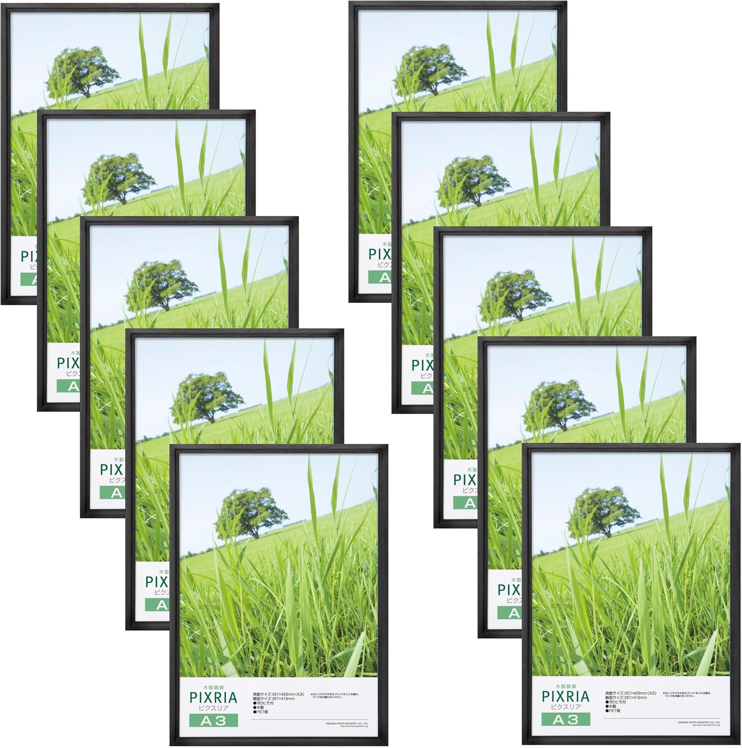 Hakuba Frame Wooden Frames pikusuria 170704 , blk