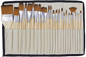 24 Pcs Artist Paint Brush Set: Unleash Your Creativity