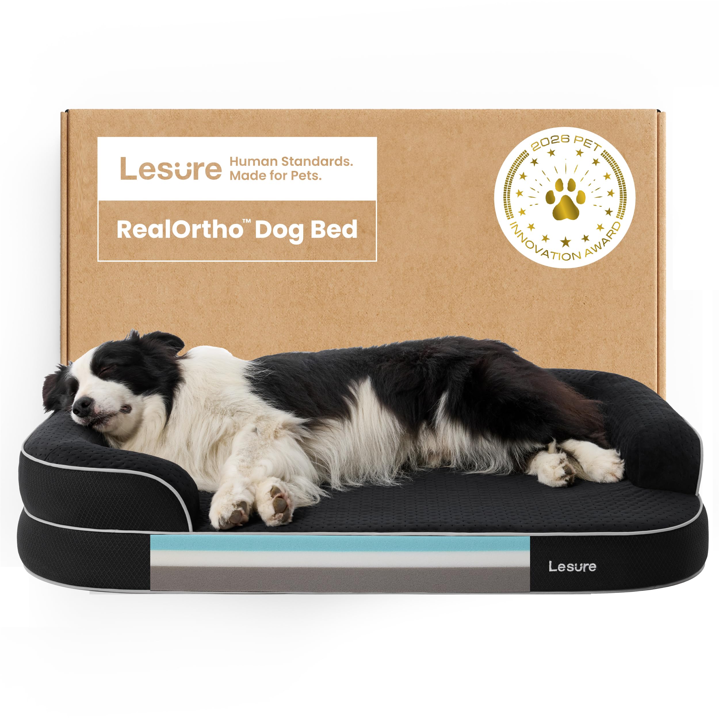LE SURE RealOrtho XL Orthopedic Dog Bed