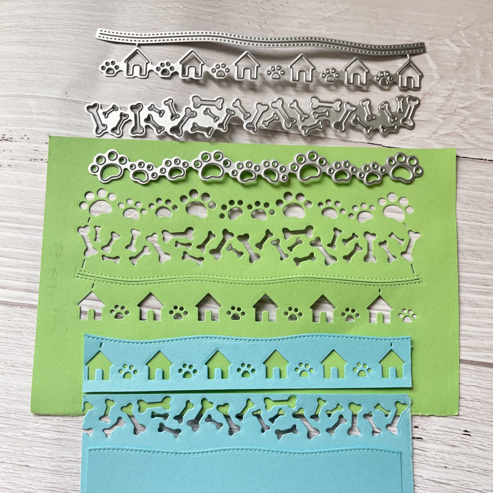 KY-Bored Stanzschablone „niedlicher Hund“ Aus Stahl – Für Karten, Scrapbooking & Bastelprojekte