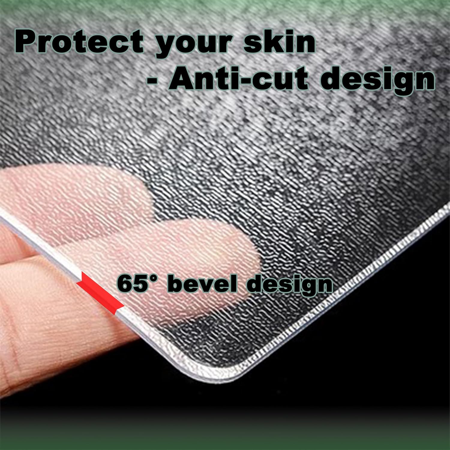 Clear Plastic Table Cover Protector - 30x45 Inch, Single-Sided Frosted Table Protector, Scratch-Resistant, Waterproof Wipeable, Oil Cloth, Coffee Maker Mat for Countertops, Frosted 1.5mm