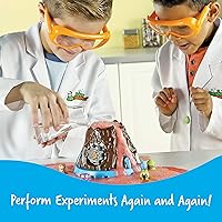 Vista 3 de Learning Resources Beaker Creatures Bubbling Volcano Reactor - Kits de ciencia para niños de 5 años en adelante, juguetes STEM para niños