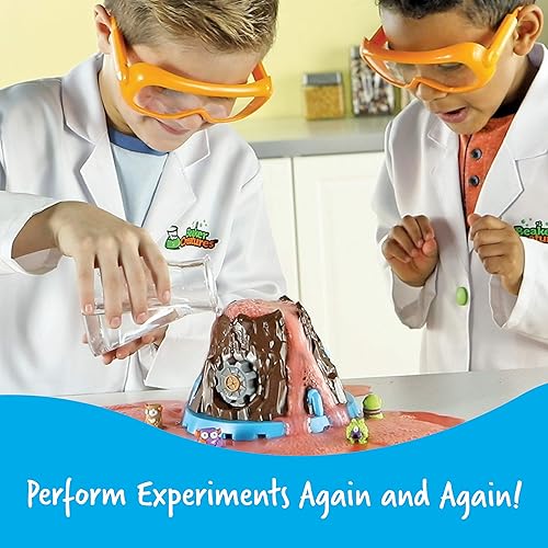 Miniatura 3 de Learning Resources Beaker Creatures Bubbling Volcano Reactor - Kits de ciencia para niños de 5 años en adelante, juguetes STEM para niños,