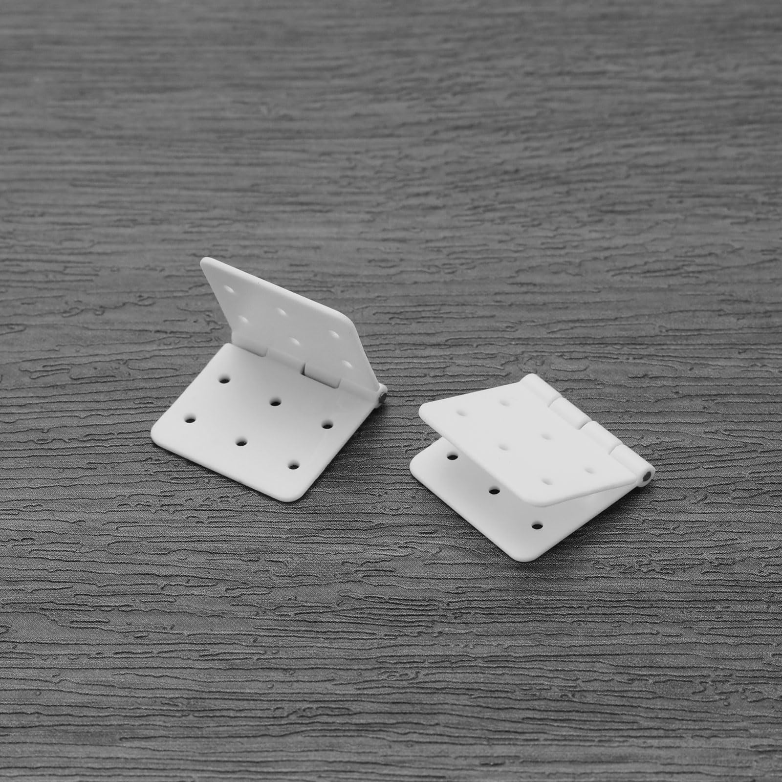 30 bisagras de avión RC de 36 x 20 mm, bisagras rectangulares plegables de plástico para bricolaje, modelos de avión, reemplazos, color blanco
