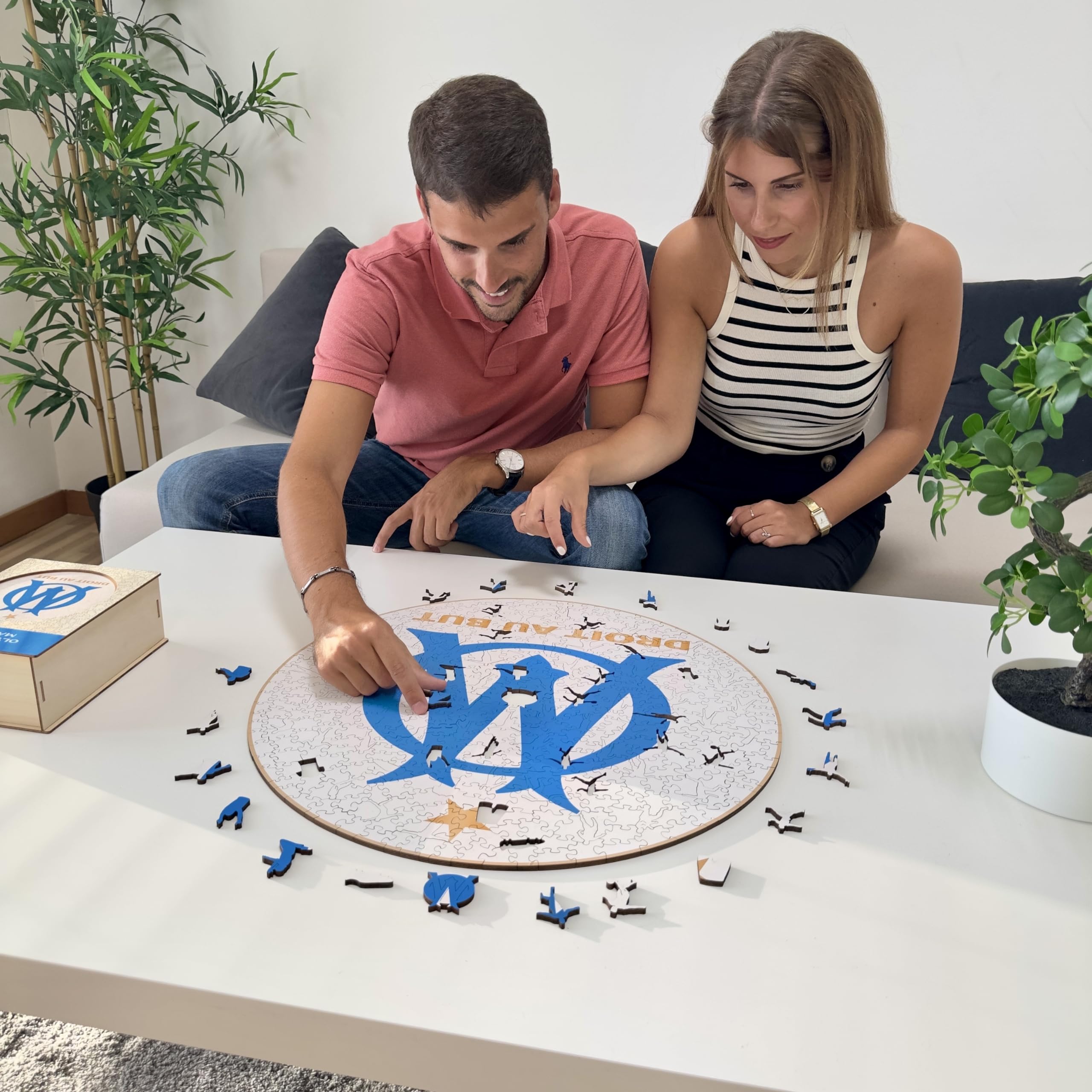 Iconic Puzzles, Drewniane puzzle unisex dla dorosłych, wielokolorowe, M, 270 sztuk