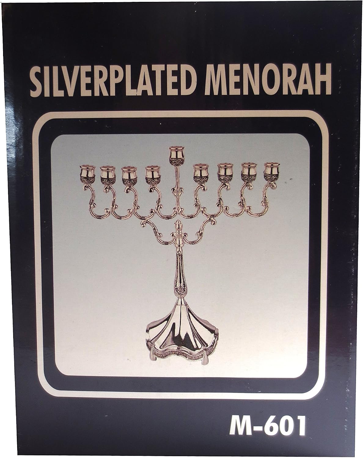 Silver Plated Chanukah Menorah