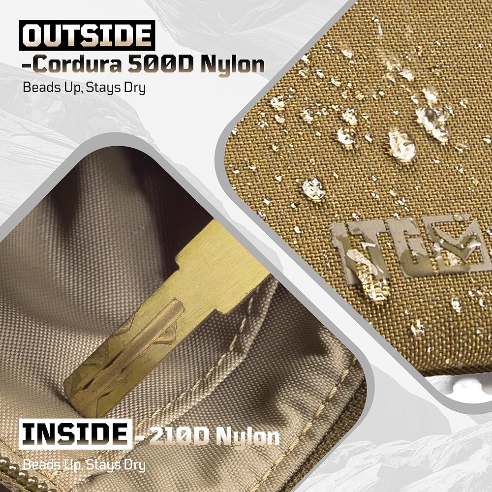 Coin Purse, 500D CORDURA Slim Minimalist Coin Purse for Men Coin Purse, 500D CORDURA Slim Minimalist Coin Purse for Men