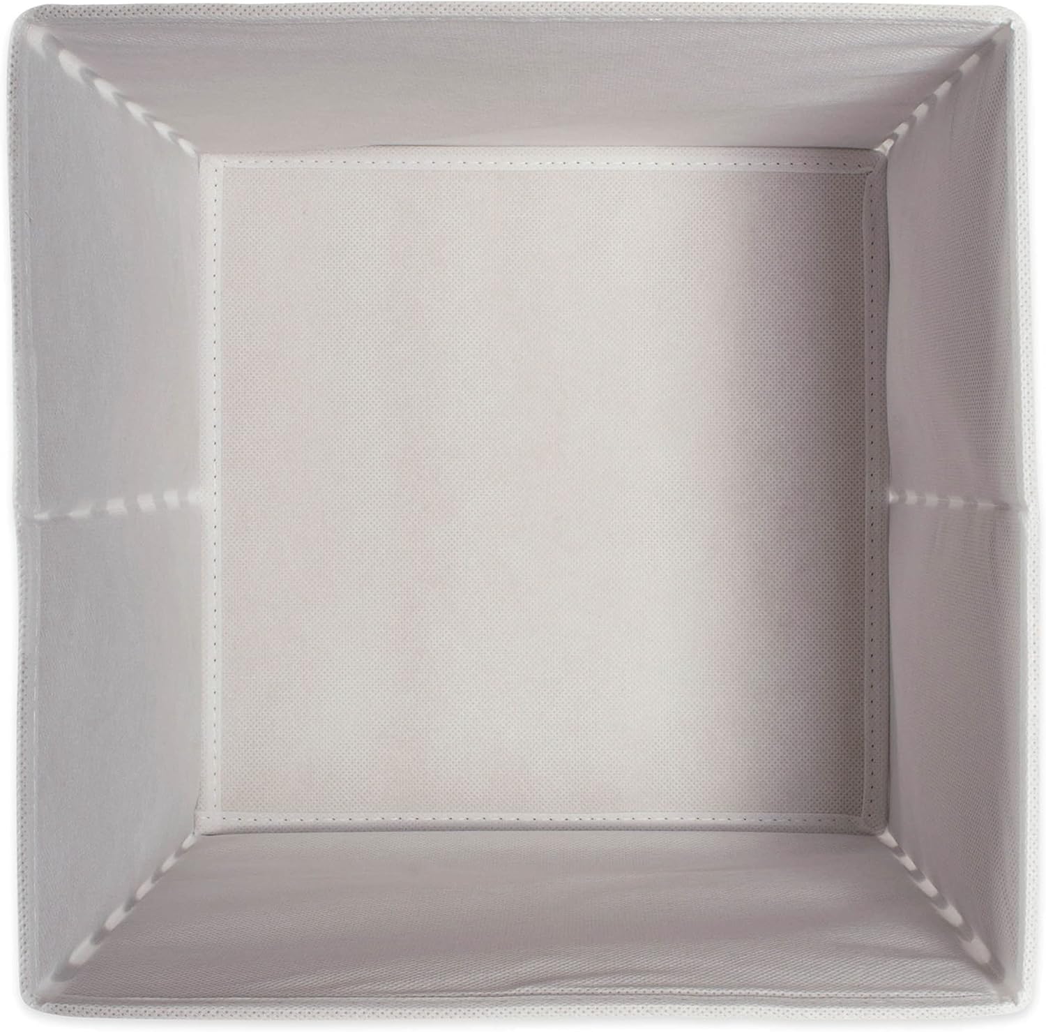 DII Non Woven Polyester Storage Bin, Metallic Pineapple, White & Gold, Small Set of 4