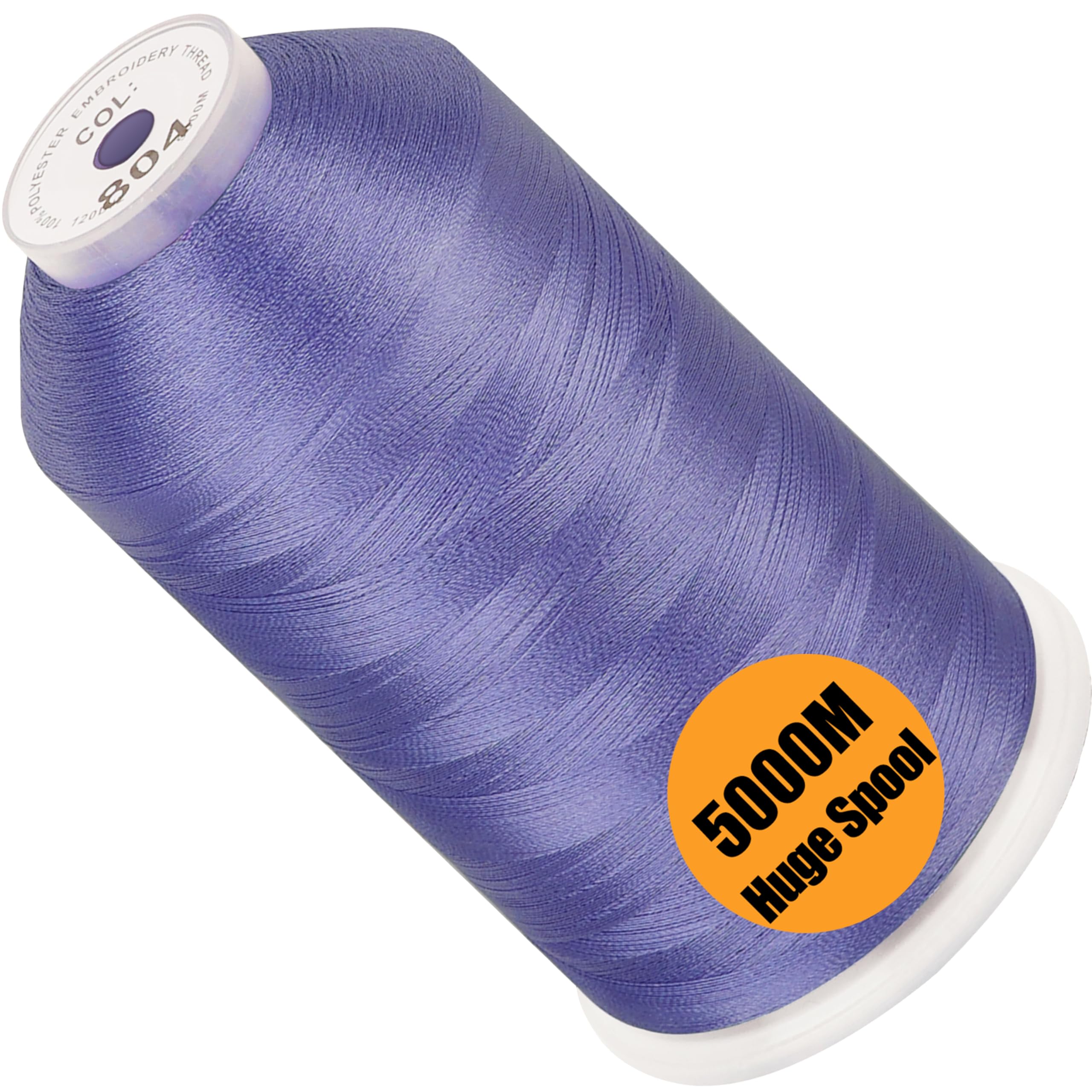 New brothread 5000M Huge Spool Embroidery Machine Thread -Lavender