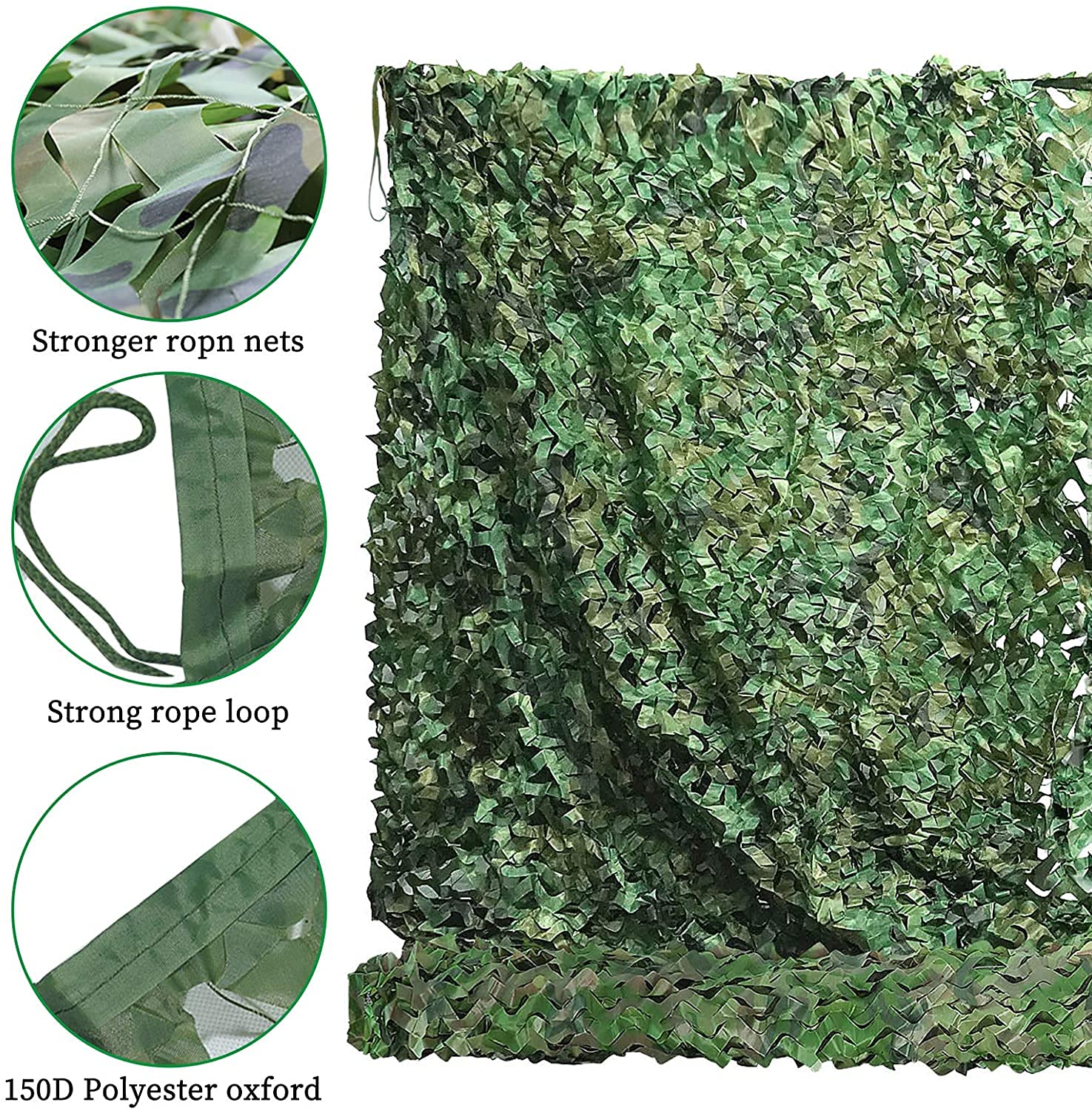 Sposuit Camo Net Camouflage Netting 10 x 10ft, 10 x 20ft, 13 x 20ft