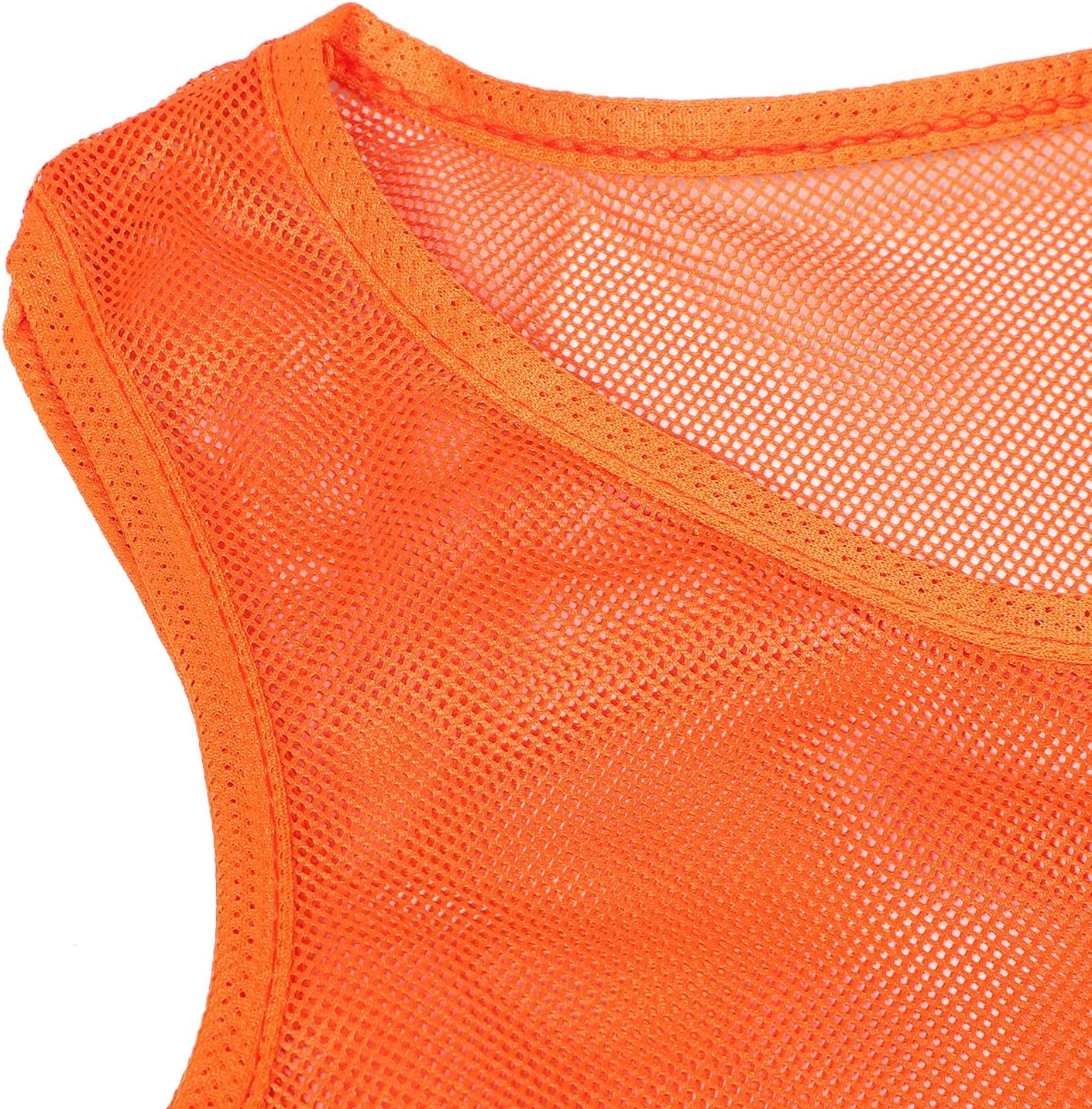 12pcs Youth Practice Vests Basketball Pinnies Soccer Training Mesh Jerseys Washable Portable for Boys Team Sports
