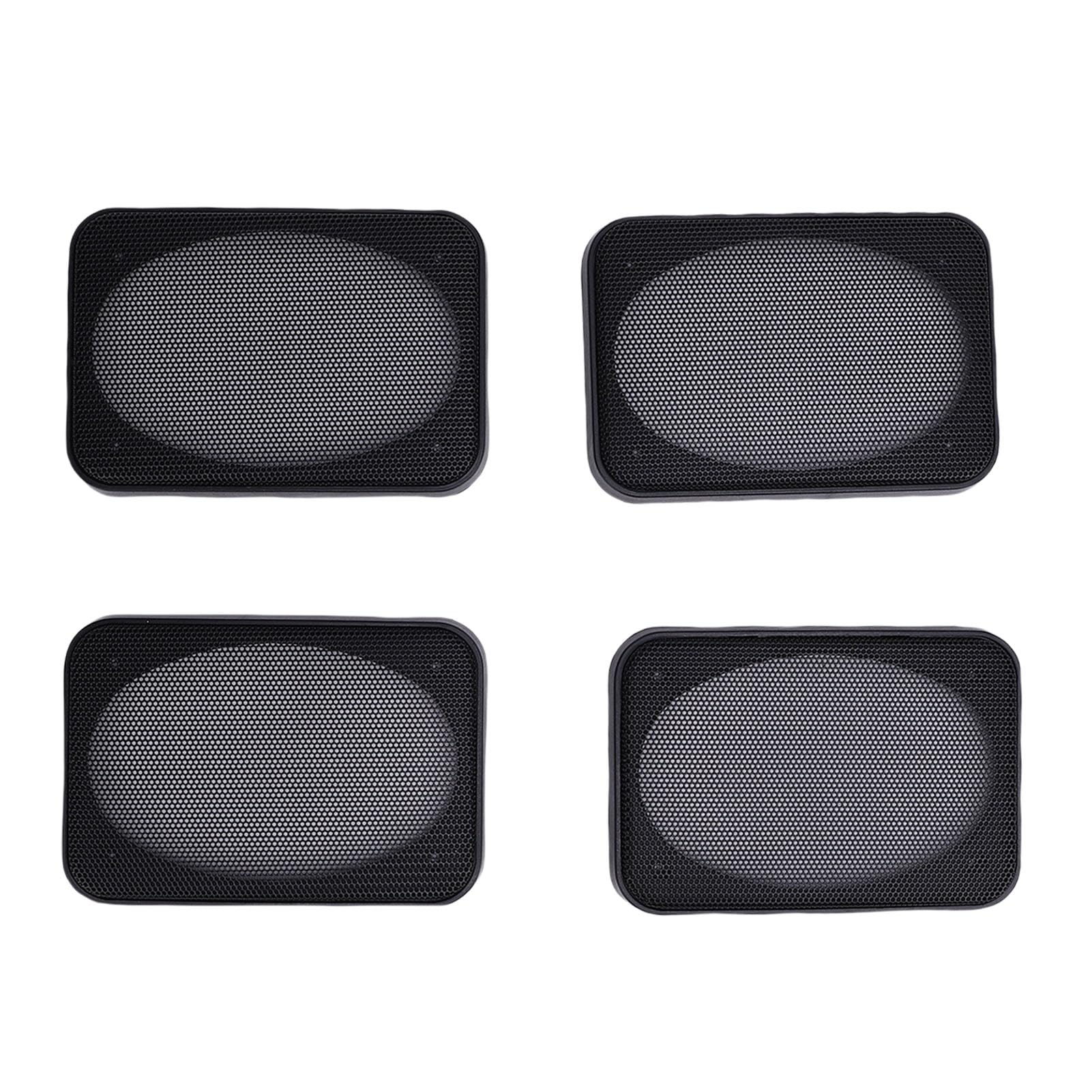 Pomya 4Pcs Woofer Speaker Grill Cover, Mesh Grill Horn Guard Protector Cover for Car Home Audio Speakers Theater