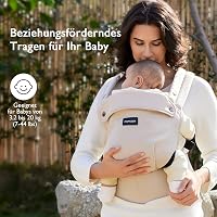 Momcozy Ergonomikus Babahordozó 3-24 Hónapos Kisgyermekeknek, Könnyű és Lélegző 2