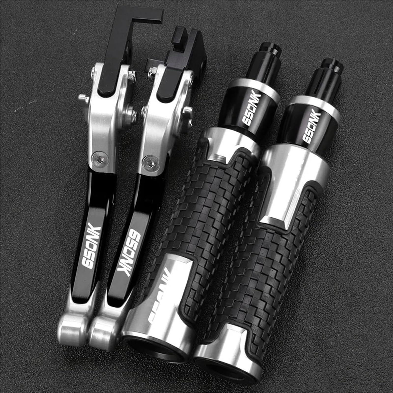 Gquikgw Black3 Replace Motorcycle Adjustable Extendable Folding Brake Clutch Levers Handle Grip Grips Ends For Cfmoto 650Nk 650 Nk 2020-2024