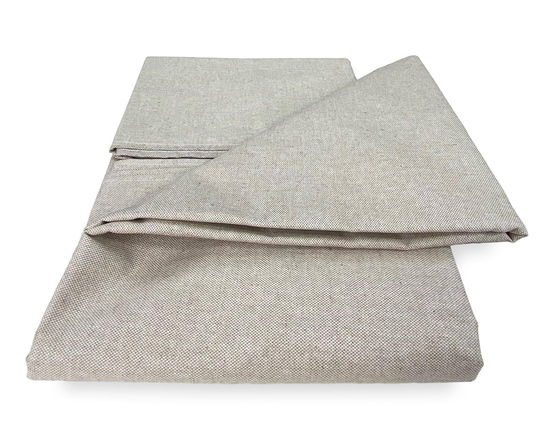 Mantel antimanchas resinado Torino impermeable (140 x 360 cm para 24 personas, color crudo)