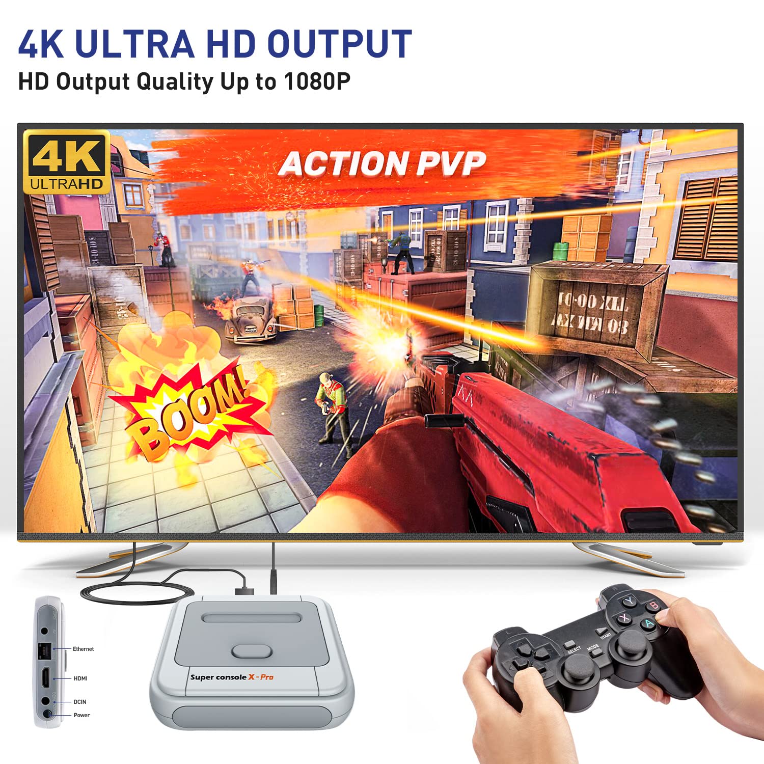 Amazon.com: Kinhank Retro Game Console 256GB, Super Console X PRO