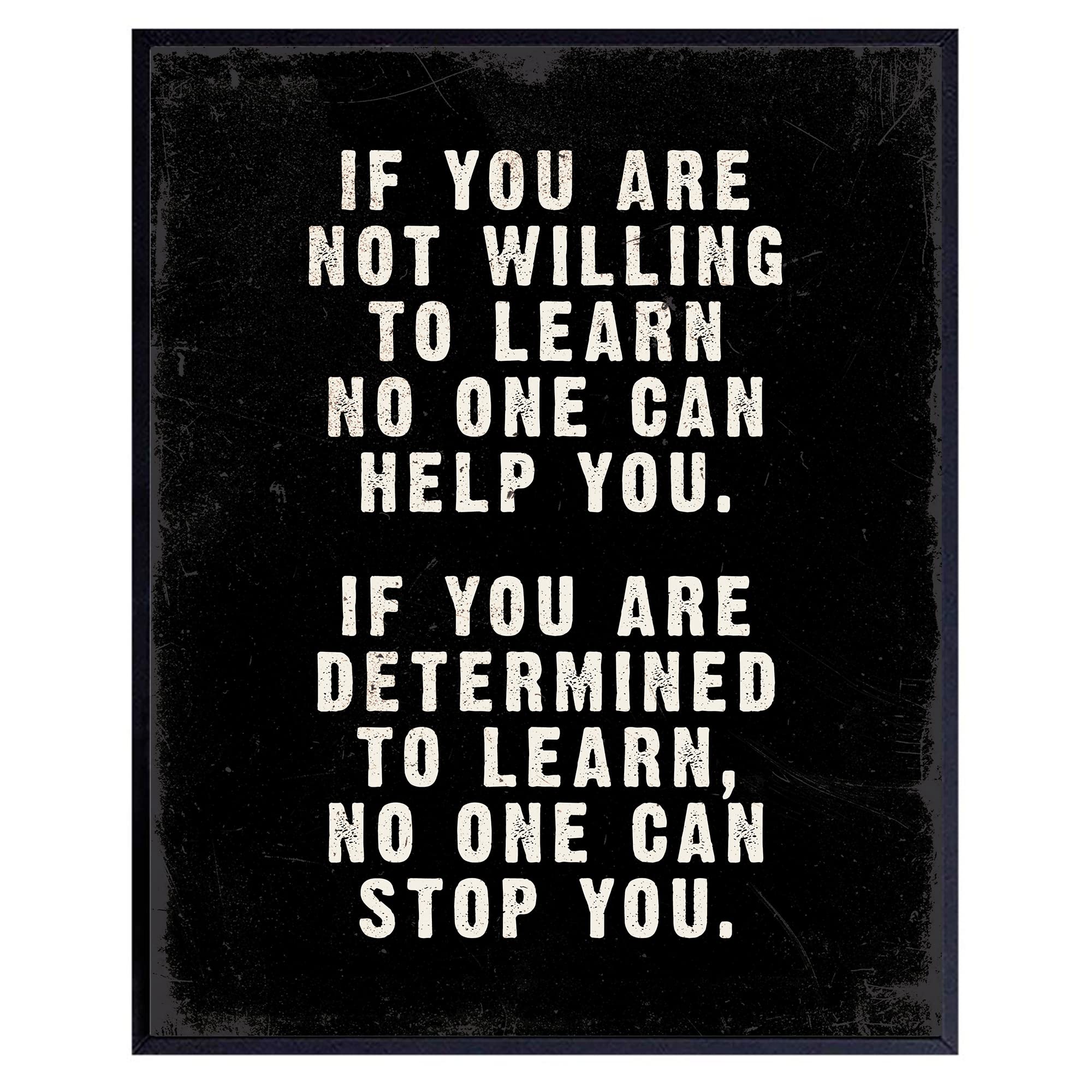 Spiritual Healing - Motivational Wall Art - Office Wall Art & Decor Motivational poster - Positive Quotes Wall Decor - Encouragement Gifts - Positive Sayings for Wall Decor - Entrepreneur Wall Art -