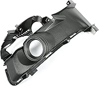 Vista 2 de KUAFU Cubierta de luz antiniebla izquierda compatible con Ford Mustang EcoBoost/GT/V6 2015-2017, repuesto de bisel de la lámpara antiniebla