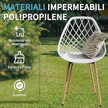 LEWE Set di 2 Sedie da Pranzo,Sedia da Cucina In Velluto a Righe, Sedia