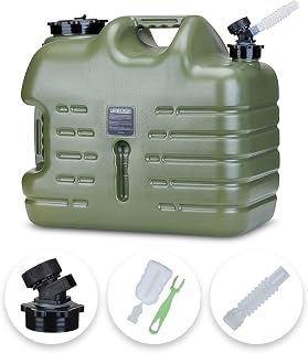 UPWOIGH 8.2 Gal Camping Water Jug with Spigot, Military Green, 1 Pack