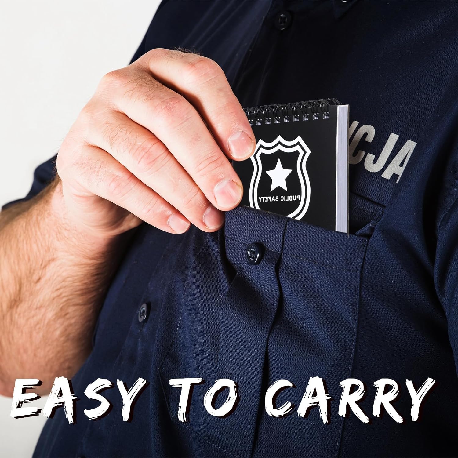 12 Pcs Public Safety Police Field Interview Notebook Report Notepad for Law Enforcement Officer Gifts Ticket Book Notebook Cop Interview Equipment Accessories, 70 Sheets/ 140 Pages(4.25x5.5 Inch)