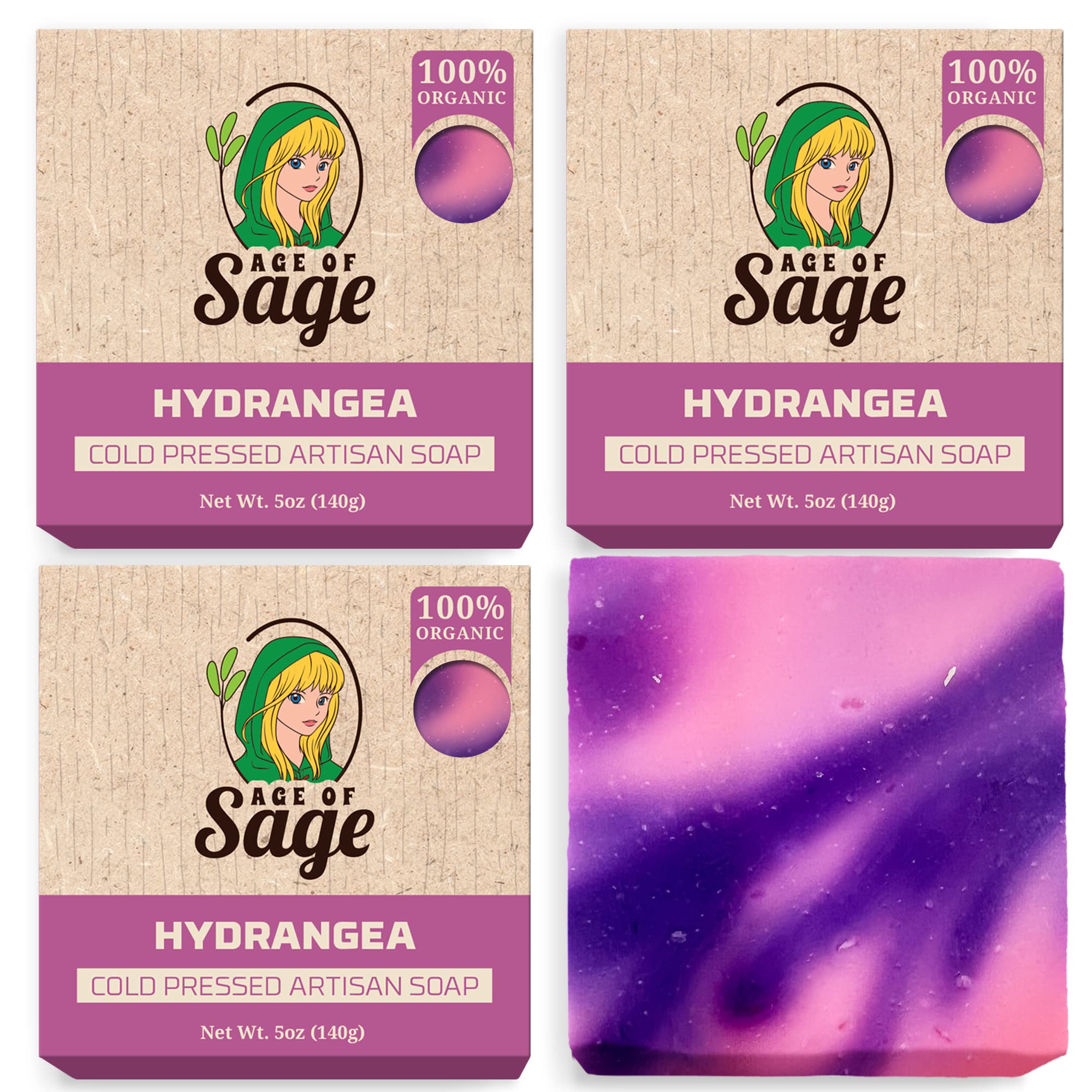 Amazon.com : Age of Sage Natural Bar Soap for Women - Vegan Bath Soap